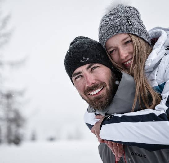 Paarzeit im Winter am Achensee